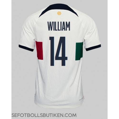 Portugal William Carvalho #14 Replika Borta matchkläder VM 2022 Korta ärmar